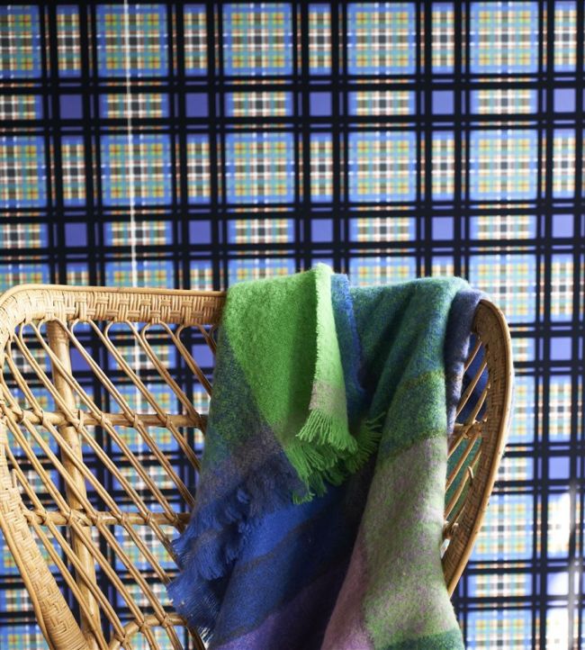 Chennai Wallpaper - Cobalt - PDG1143/03 - Designers Guild - Premier Wallcovering