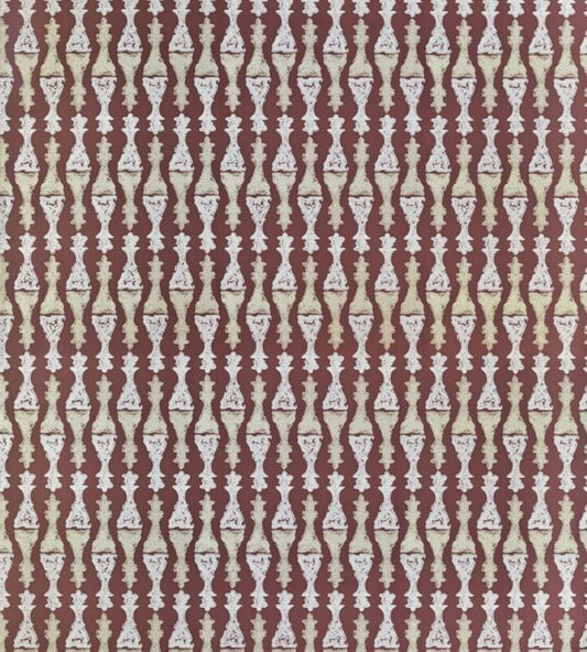 Chess Wallpaper - Burgundy - BG1000201 - Barneby Gates - Premier Wallcovering