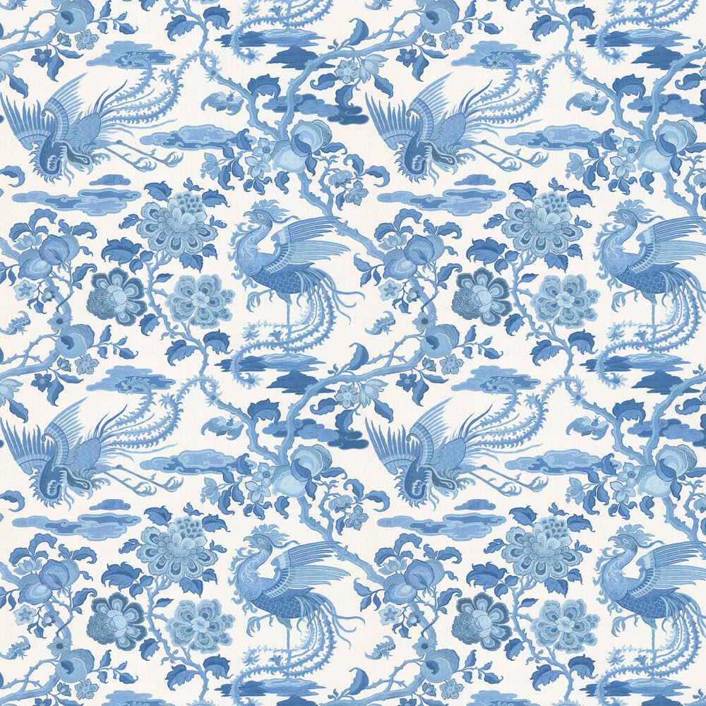 Chifu Wallpaper - Indigo - GP & J Baker - BW45087/2 - Premier Wallcovering