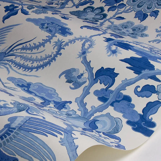 Chifu Wallpaper - Indigo - GP & J Baker - BW45087/2 - Premier Wallcovering