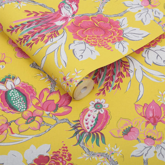Chinoiserie Wallpaper - Canary - Graham & Brown - 104269 - Premier Wallcovering