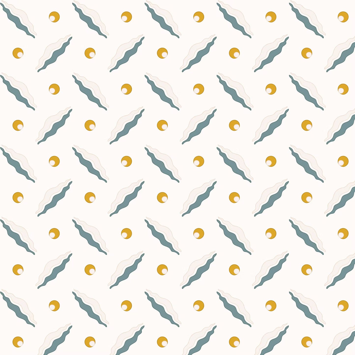 Chintamani Trellis Wallpaper - Mustard and Blue - Ottoline - W/CHIN TR/102/1 - Premier Wallcovering
