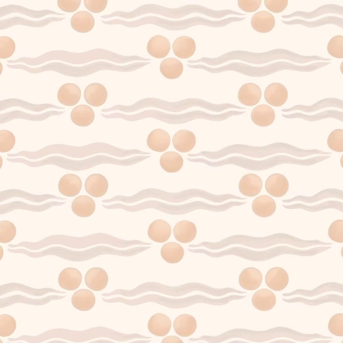 Chintamani Wallpaper - Cream - Ottoline - W/CHIN/101/4 - Premier Wallcovering