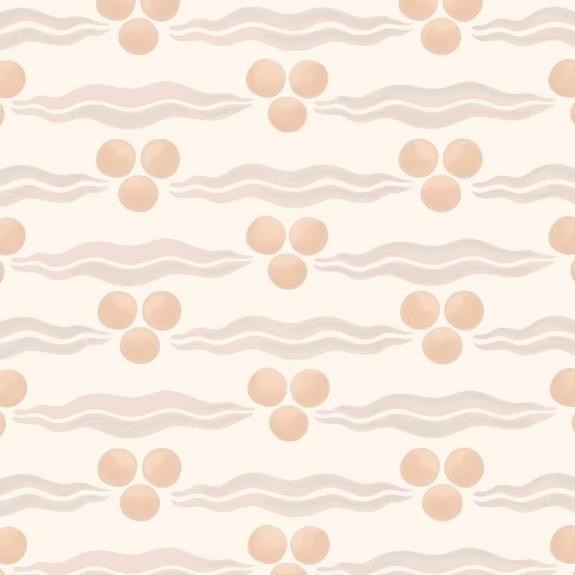 Chintamani Wallpaper - Cream - Ottoline - W/CHIN/101/4 - Premier Wallcovering