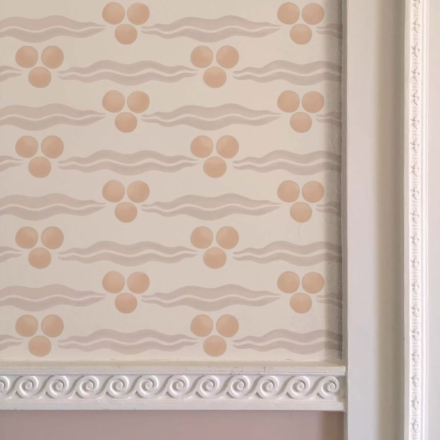 Chintamani Wallpaper - Cream - Ottoline - W/CHIN/101/4 - Premier Wallcovering