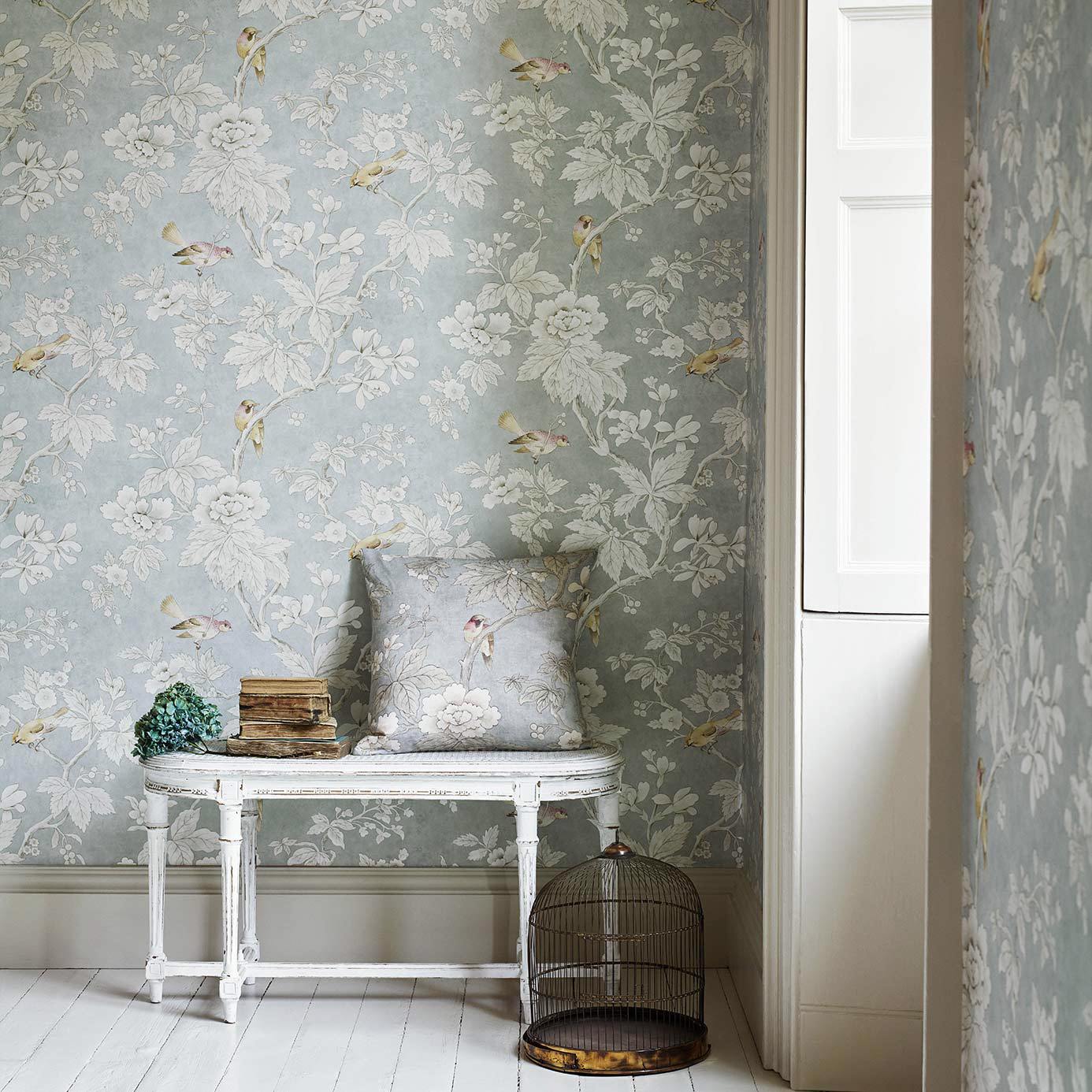 Chiswick Grove Wallpaper - Gold - Sanderson - DDAM216385 - Premier Wallcovering