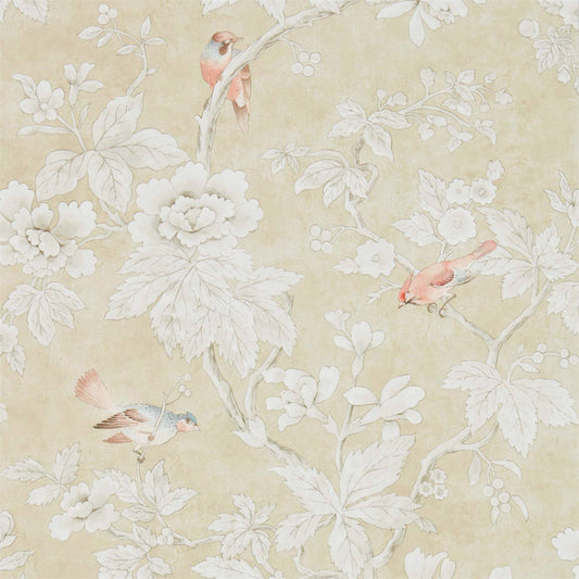 Chiswick Grove Wallpaper - Gold - Sanderson - DDAM216385 - Premier Wallcovering