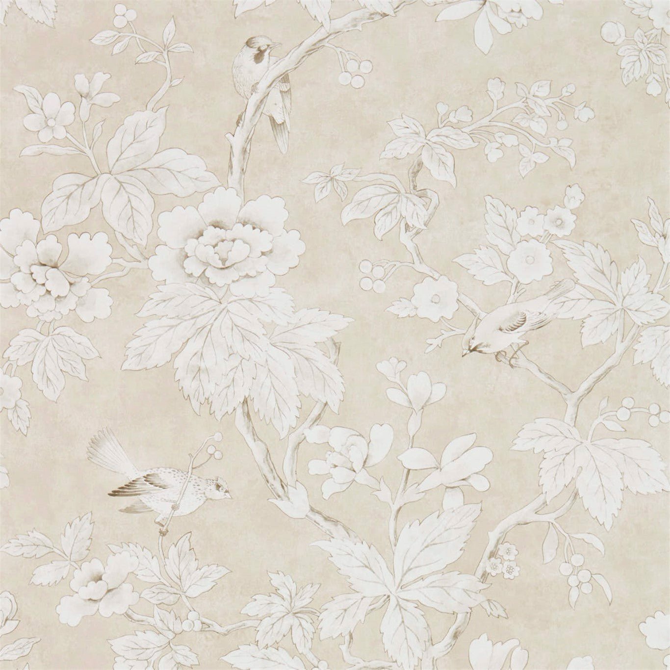 Chiswick Grove Wallpaper - Linen - Sanderson - DDAM216386 - Premier Wallcovering