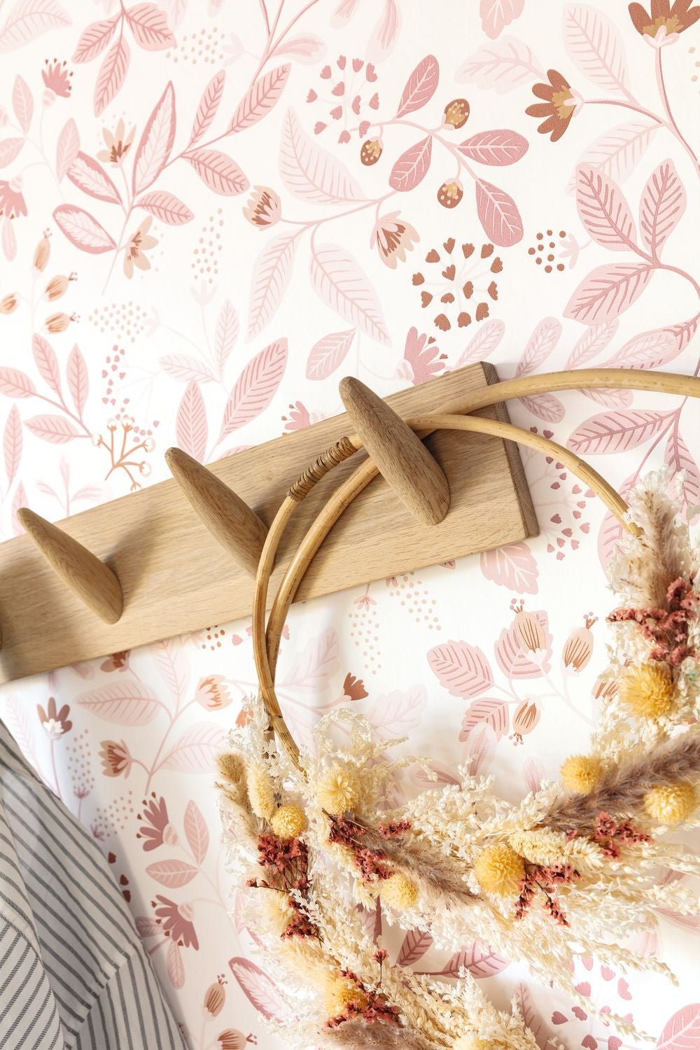 Chloe Wallpaper - Rose - Caselio - 103084062 - Premier Wallcovering