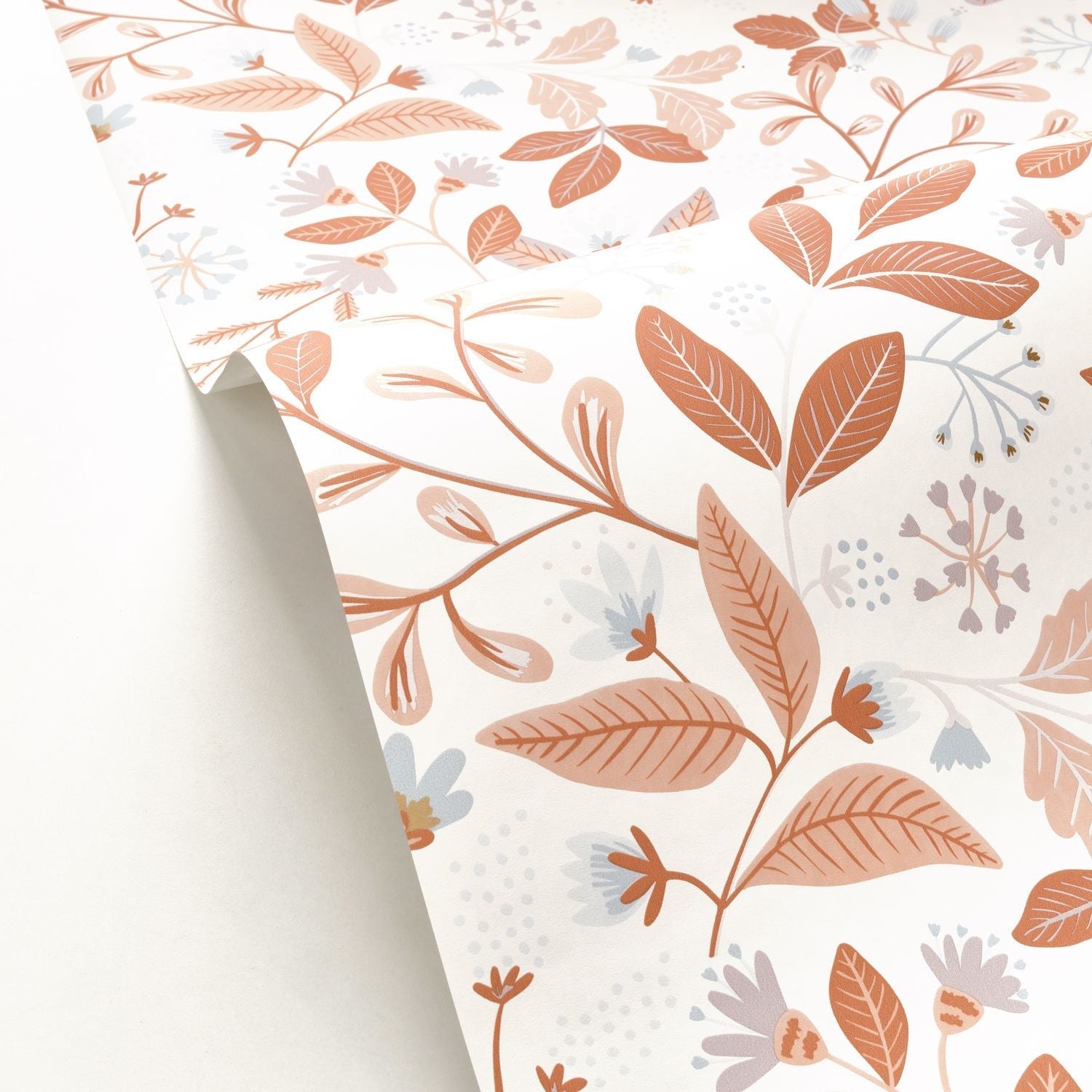 Chloe Wallpaper - Caramel Bleu Ciel - Caselio - 103082065 - Premier Wallcovering