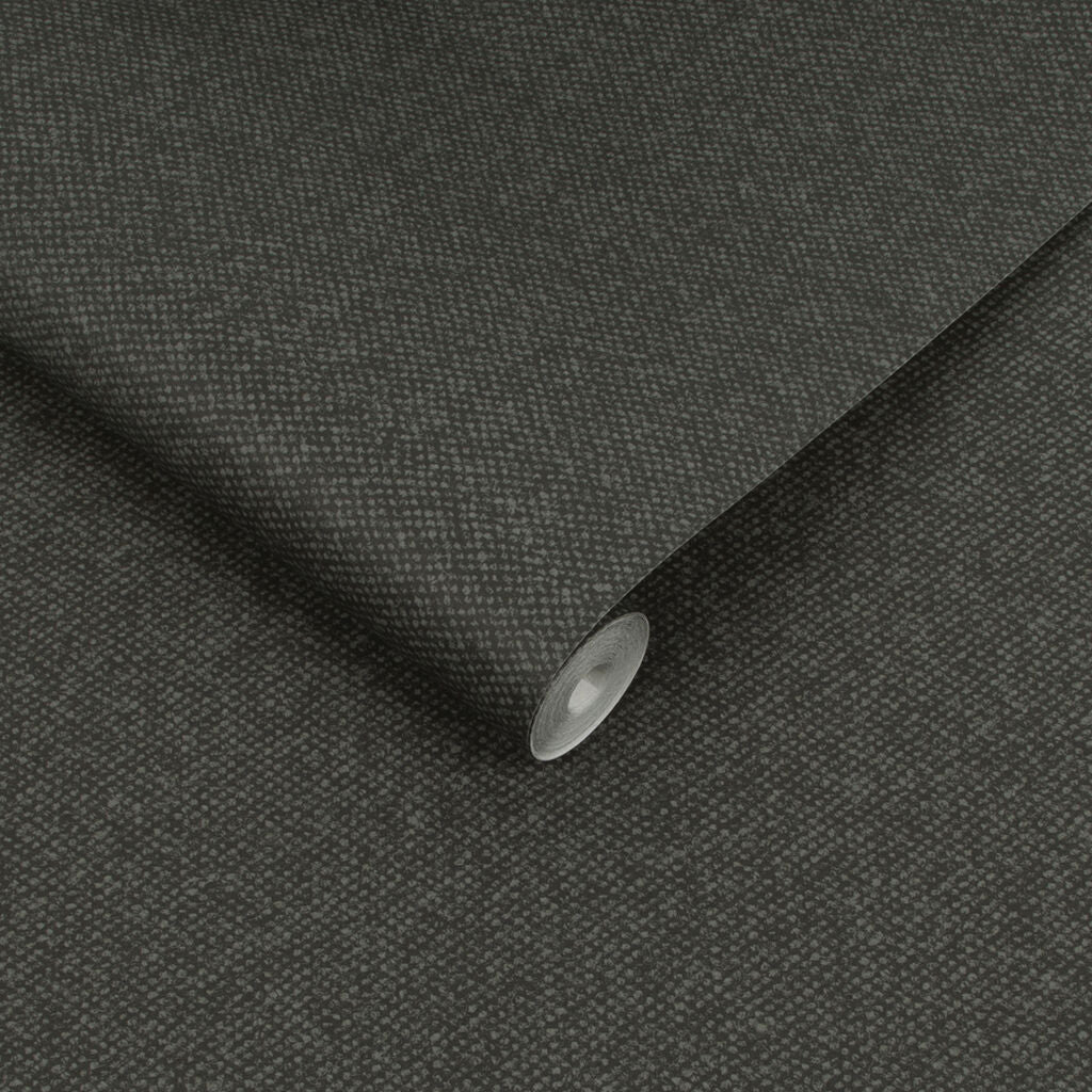 Christian Texture Wallpaper - Charcoal - Graham & Brown - 112186 - Premier Wallcovering