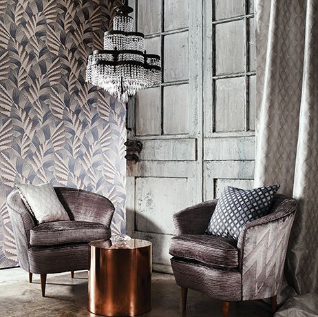 Chrysler Wallpaper - Gold - Osborne & Little - W6891-02 - Premier Wallcovering