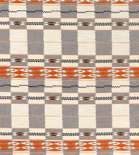 Chubby Check Fabric - Grey - Christopher Farr Cloth - CF102 - 01 - Premier Wallcovering