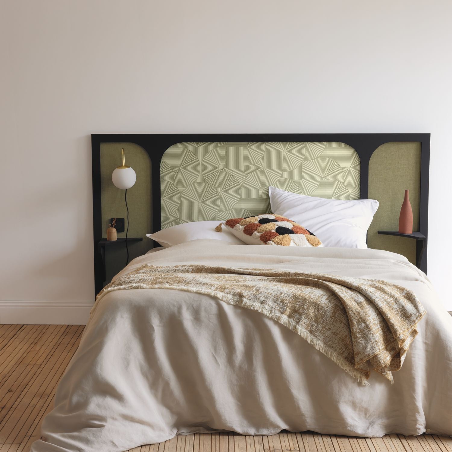 Circle Wallpaper - Vert Kaki - Caselio - 105517065 - Premier Wallcovering