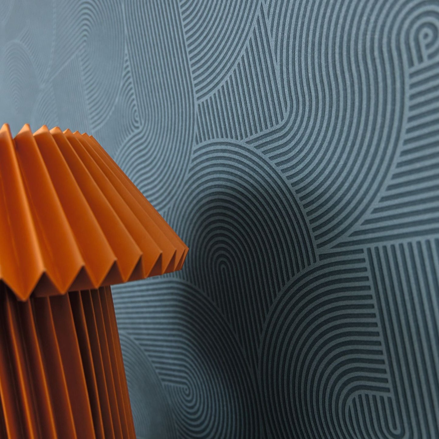 Circle Wallpaper - Bleu - Caselio - 105516654 - Premier Wallcovering