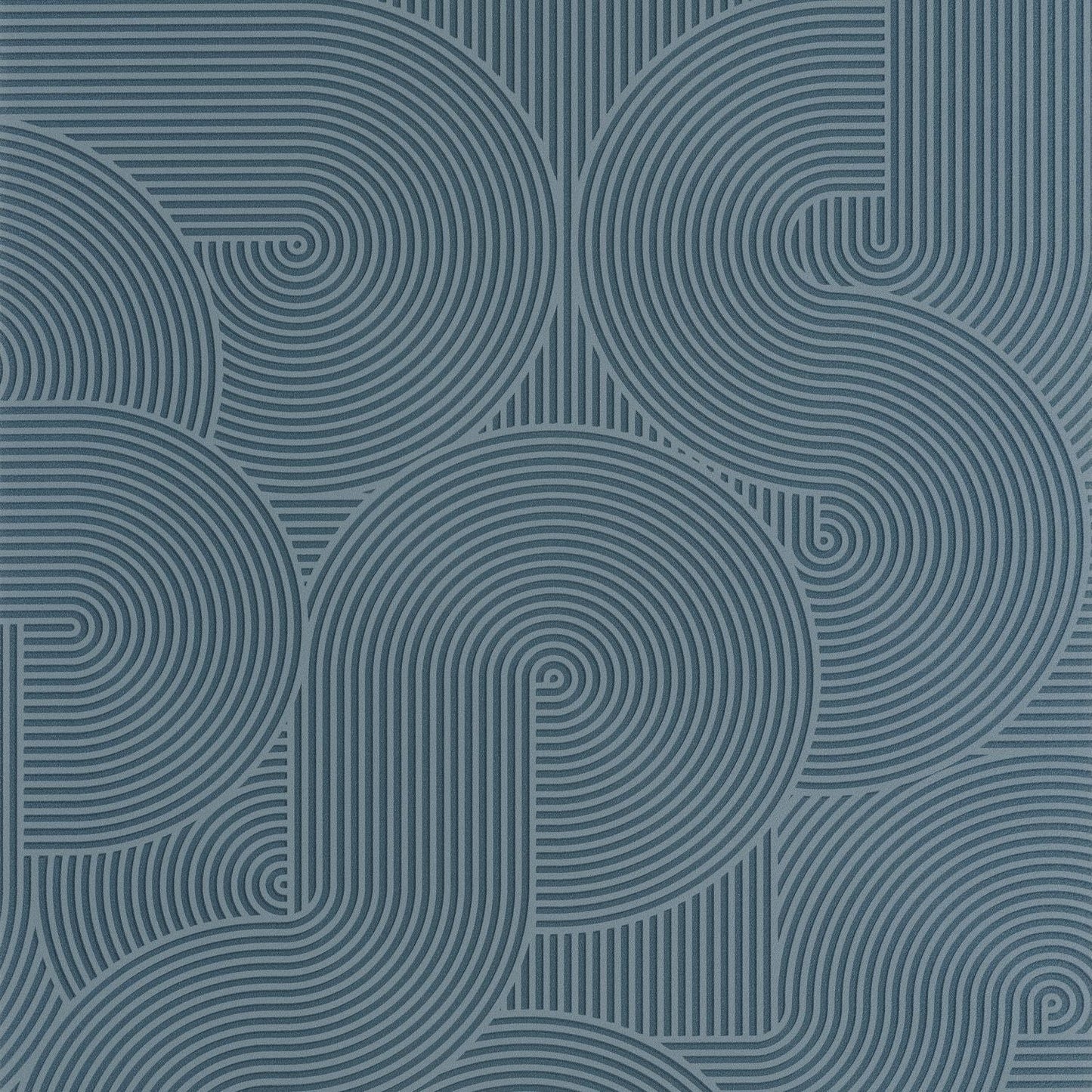 Circle Wallpaper - Bleu - Caselio - 105516654 - Premier Wallcovering