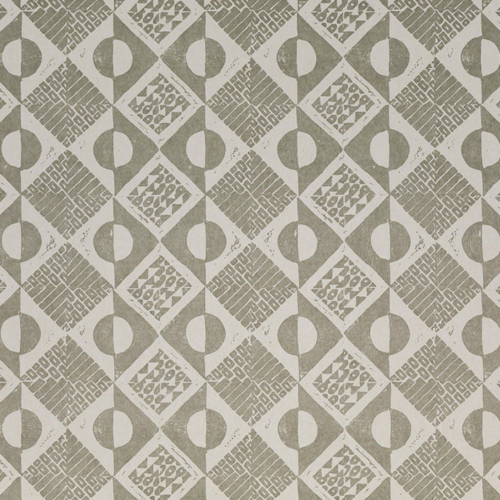 Circles & Squares Wallpaper - Dove - Blithfield - 681-03 - Premier Wallcovering