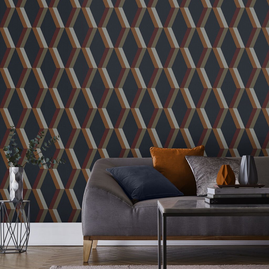 Cirque Wallpaper - Nuit - Graham & Brown - 113949 - Premier Wallcovering