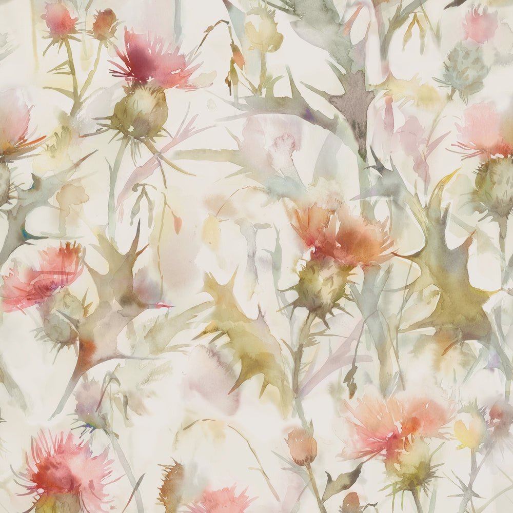 Cirsium Wallpaper - Russet - Voyage Maison - CIRSIUN/WPO/RUS - Premier Wallcovering