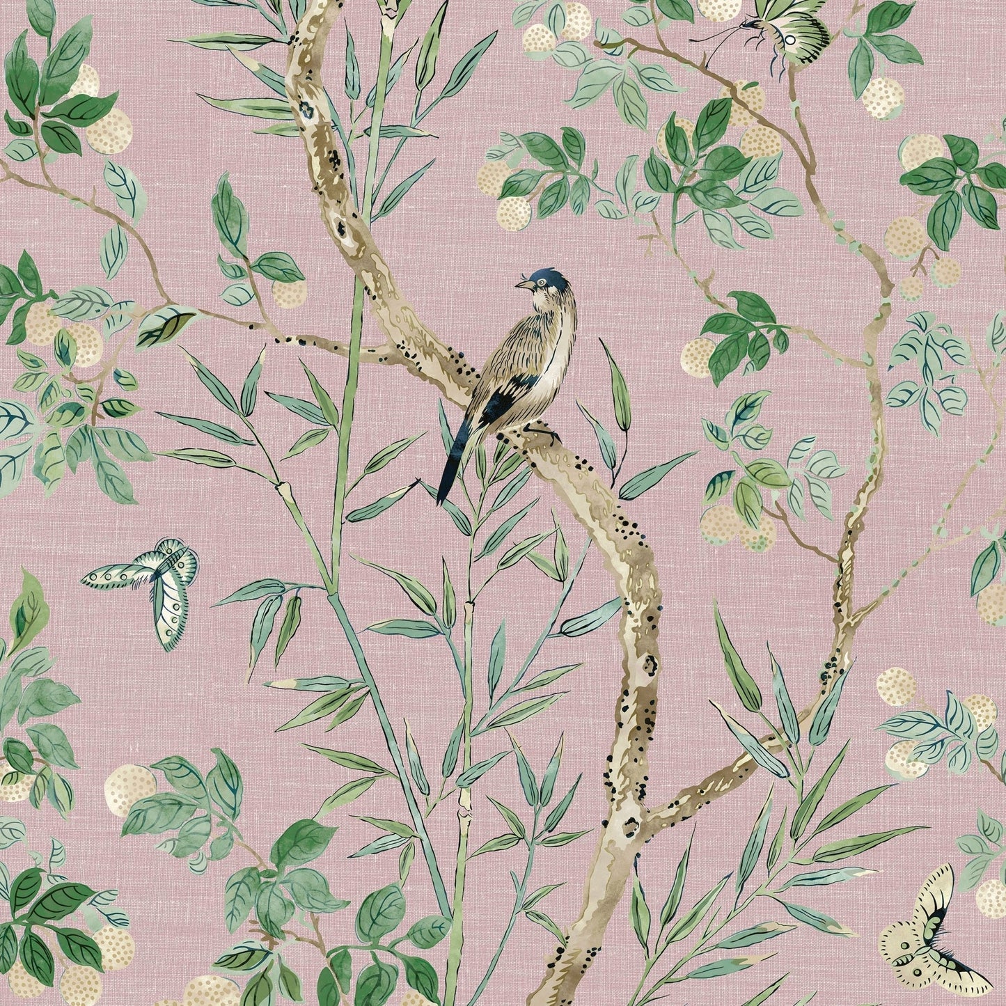 Claire Wallpaper - Lavender - Thibaut - T42011 - Premier Wallcovering