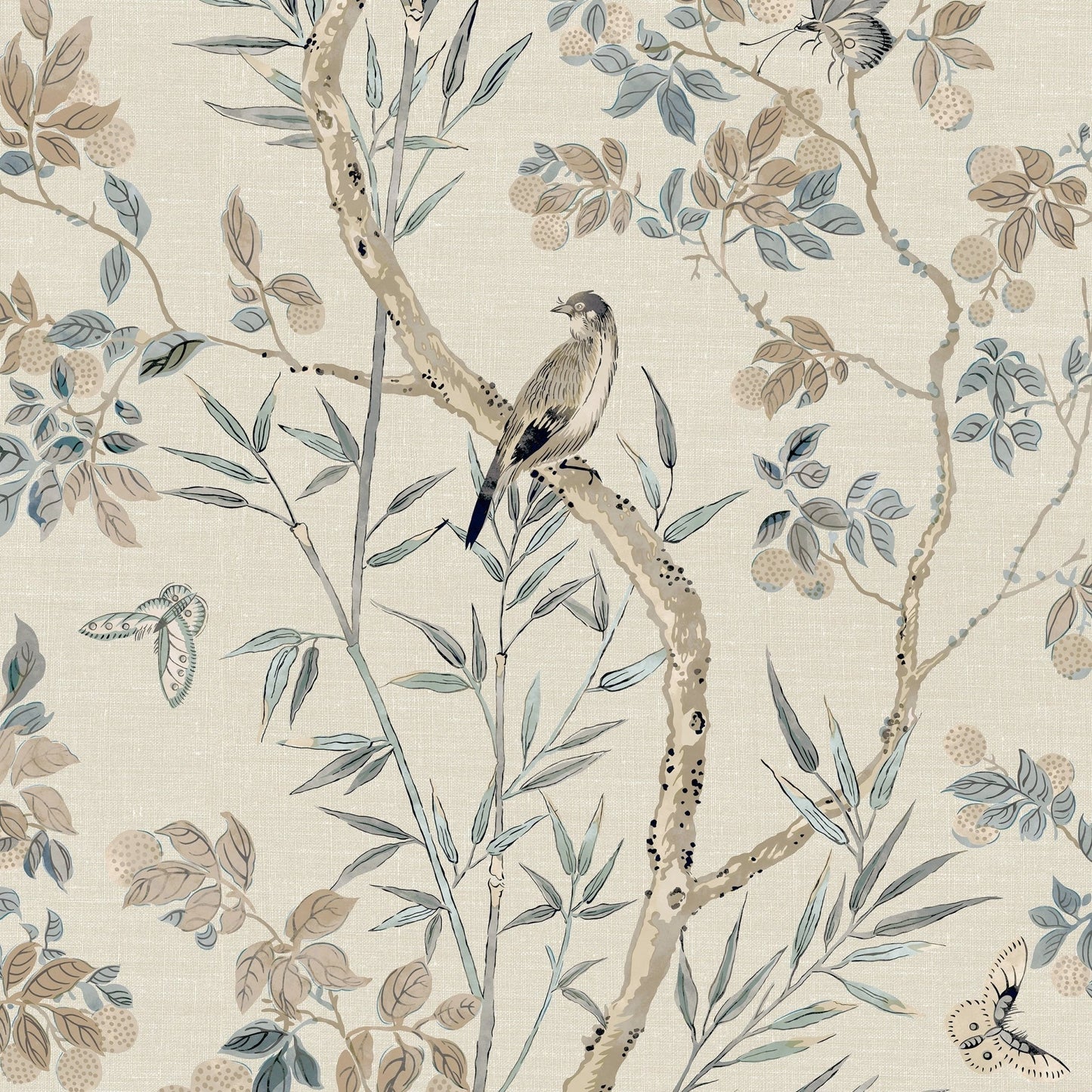 Claire Wallpaper - Neutral - Thibaut - T42012 - Premier Wallcovering