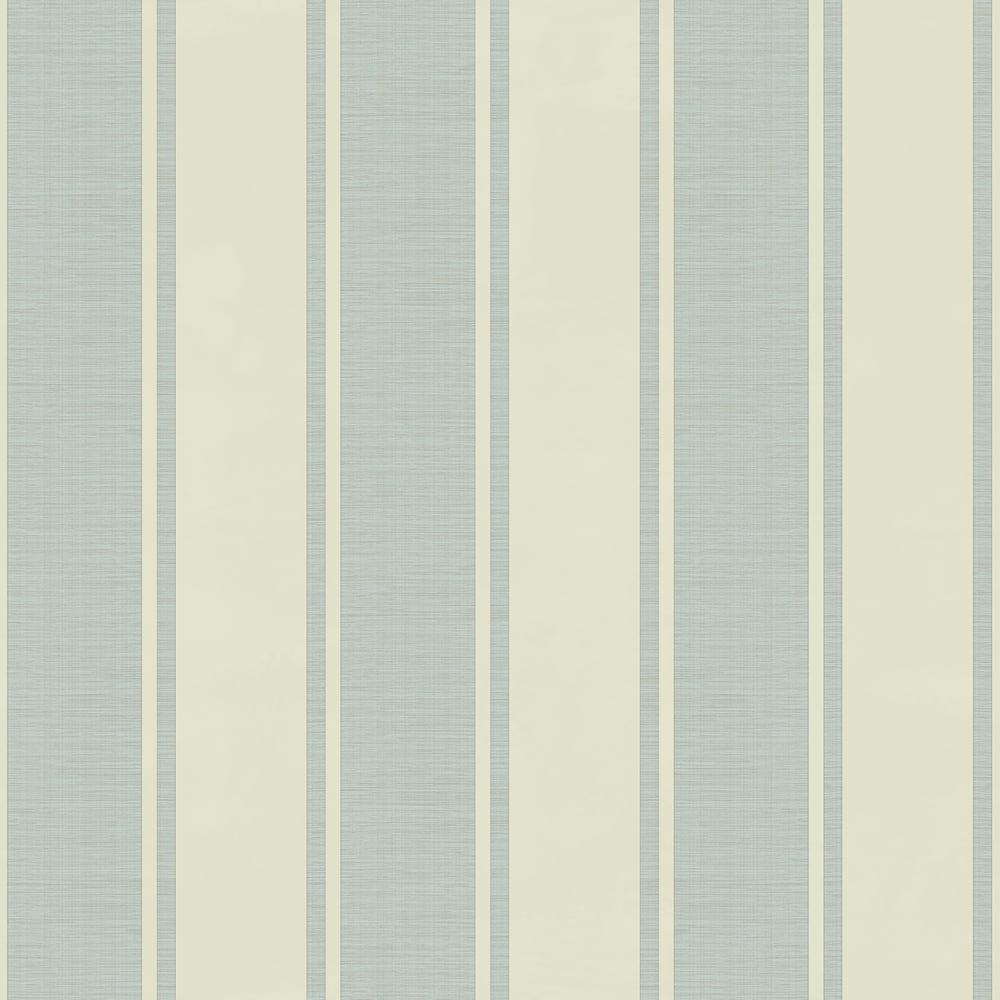 Classic Italian Elegant Stripe Wallpaper - Blue/Cream - Galerie - 23676 - Premier Wallcovering