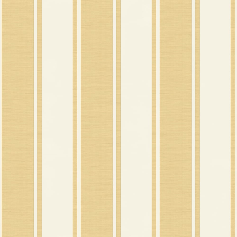 Classic Italian Elegant Stripe Wallpaper - Gold/Ivory - Galerie - 23672 - Premier Wallcovering