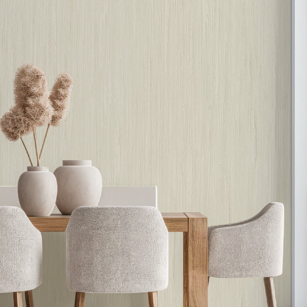 Classic Italian Regina Cottage Chic Plain Wallpaper - Beige - Galerie - 25790 - Premier Wallcovering