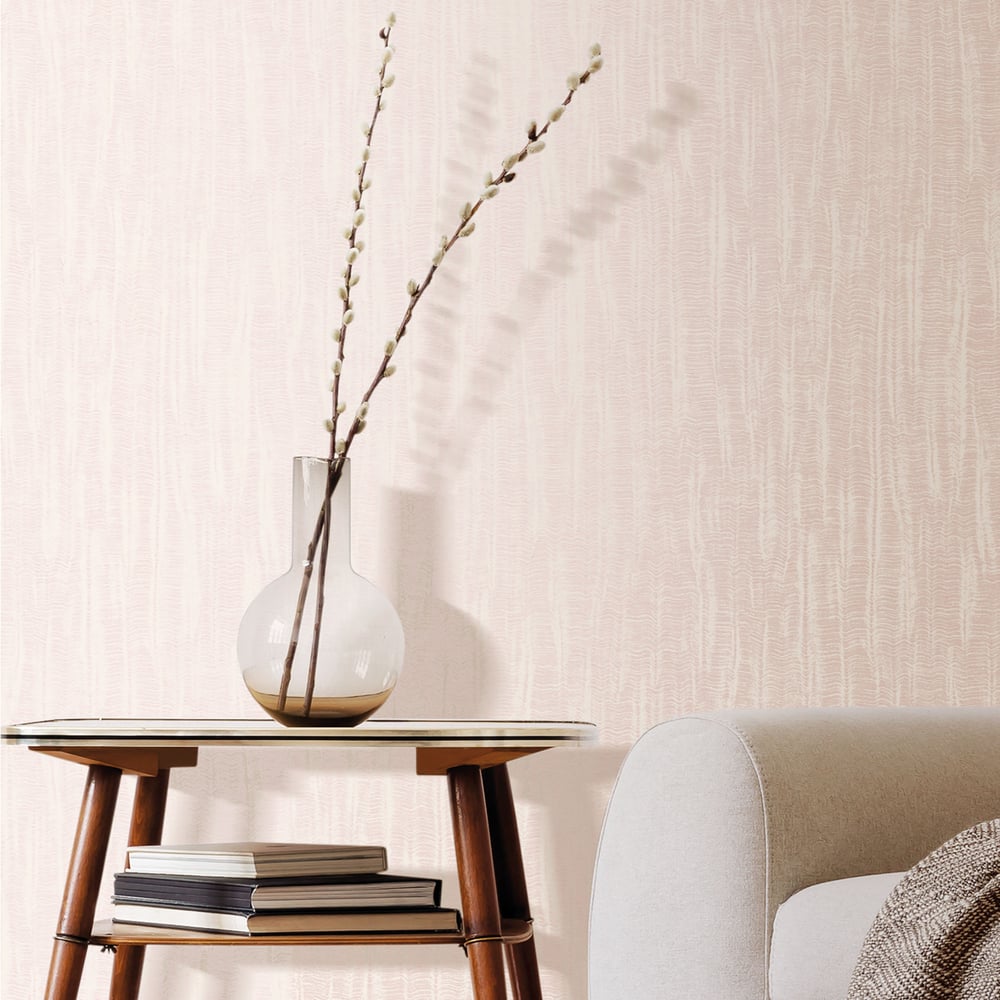 Classic Italian Unito Silver Plain Wallpaper - Pink - Galerie - 23684 - Premier Wallcovering