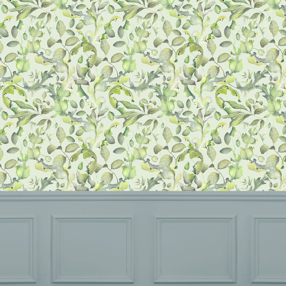 Claudia Wallpaper - Sage - Voyage Maison - CLAUDIA/WPO/SAG - Premier Wallcovering