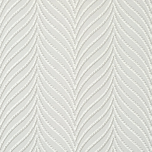Clayton Herringbone Wallpaper - Light Grey - Thibaut - T75500 - Premier Wallcovering