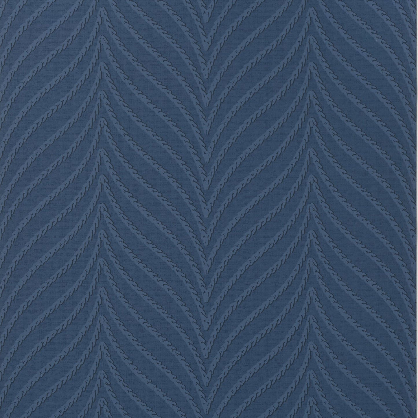 Clayton Herringbone Wallpaper - Navy - Thibaut - T75502 - Premier Wallcovering
