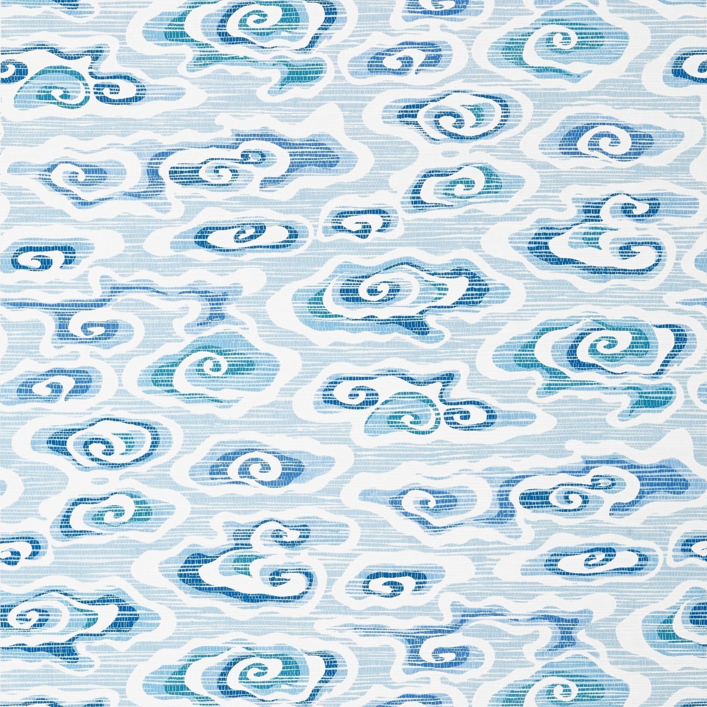 Clear Clouds Wallpaper - Blue - Thibaut - T13317 - Premier Wallcovering