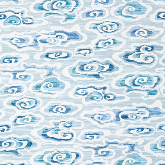Clear Clouds Wallpaper - Blue - Thibaut - T13317 - Premier Wallcovering