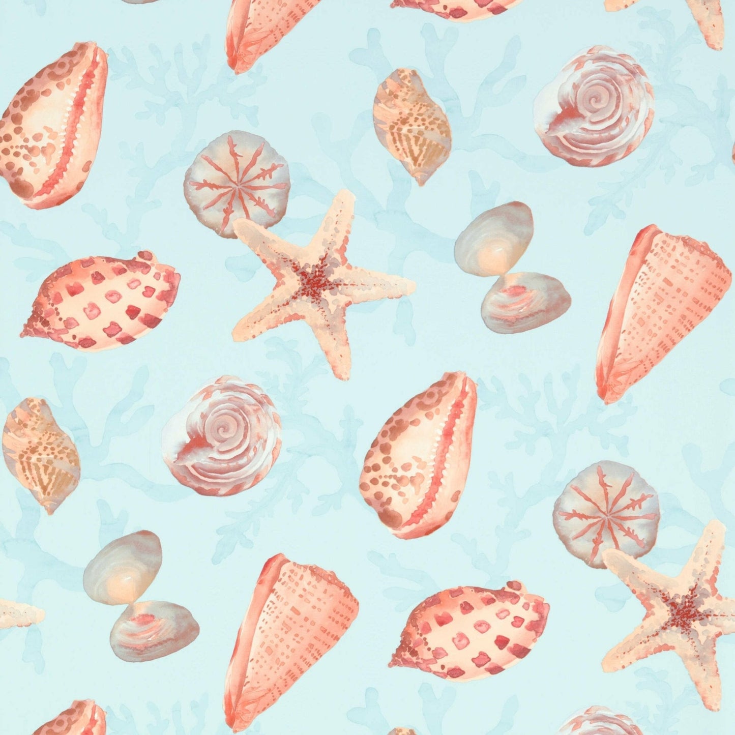 Clearwater Wallpaper - Blue - Thibaut - T5764 - Premier Wallcovering