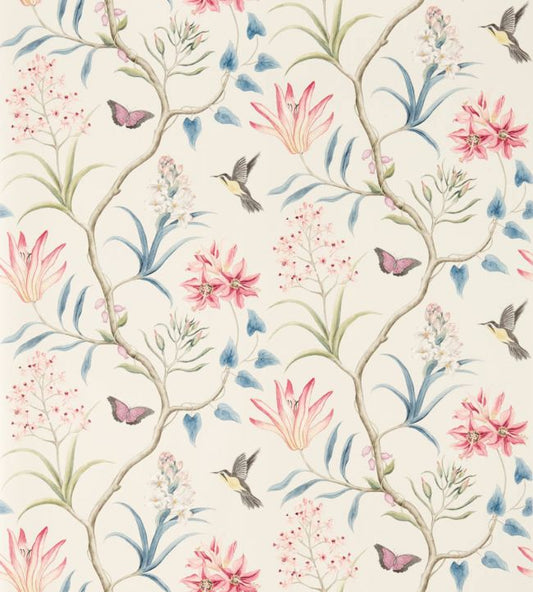 Clementine Wallpaper - Indienne - DVOY213387 - Sanderson - Premier Wallcovering