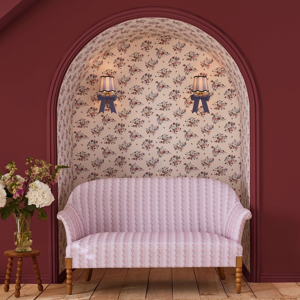 Clifton Floral Wallpaper - Cream - 125509 - Cath Kidston - Premier Wallcovering
