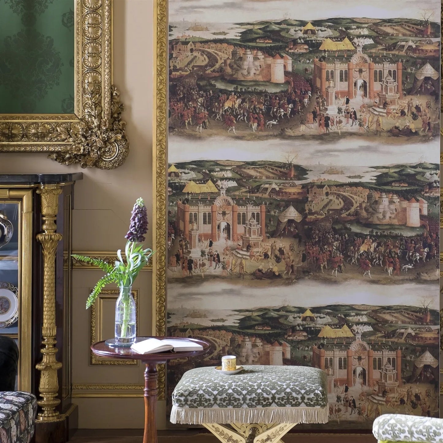 Cloth Of Gold Wallpaper - Peridot - Designers Guild - Royal Collection - PRC668/01 - Premier Wallcovering