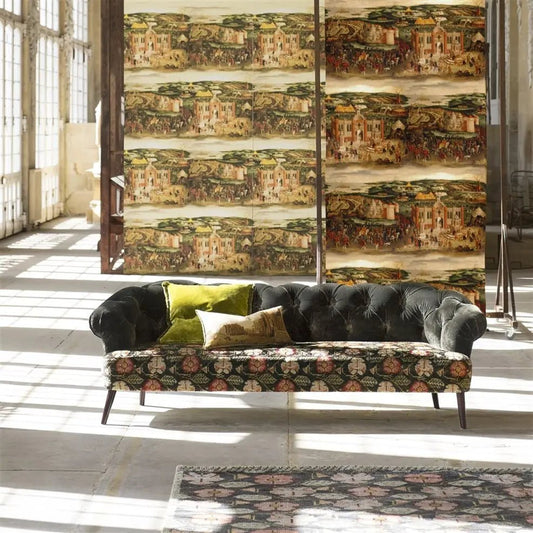 Cloth of gold Wallpaper - Peridot - PRC668/01 - Designers Guild - Premier Wallcovering