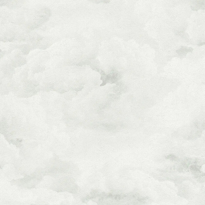 Cloud Motif Wallpaper - White/Light Grey - Michalsky Living - 39985-5 - Premier Wallcovering