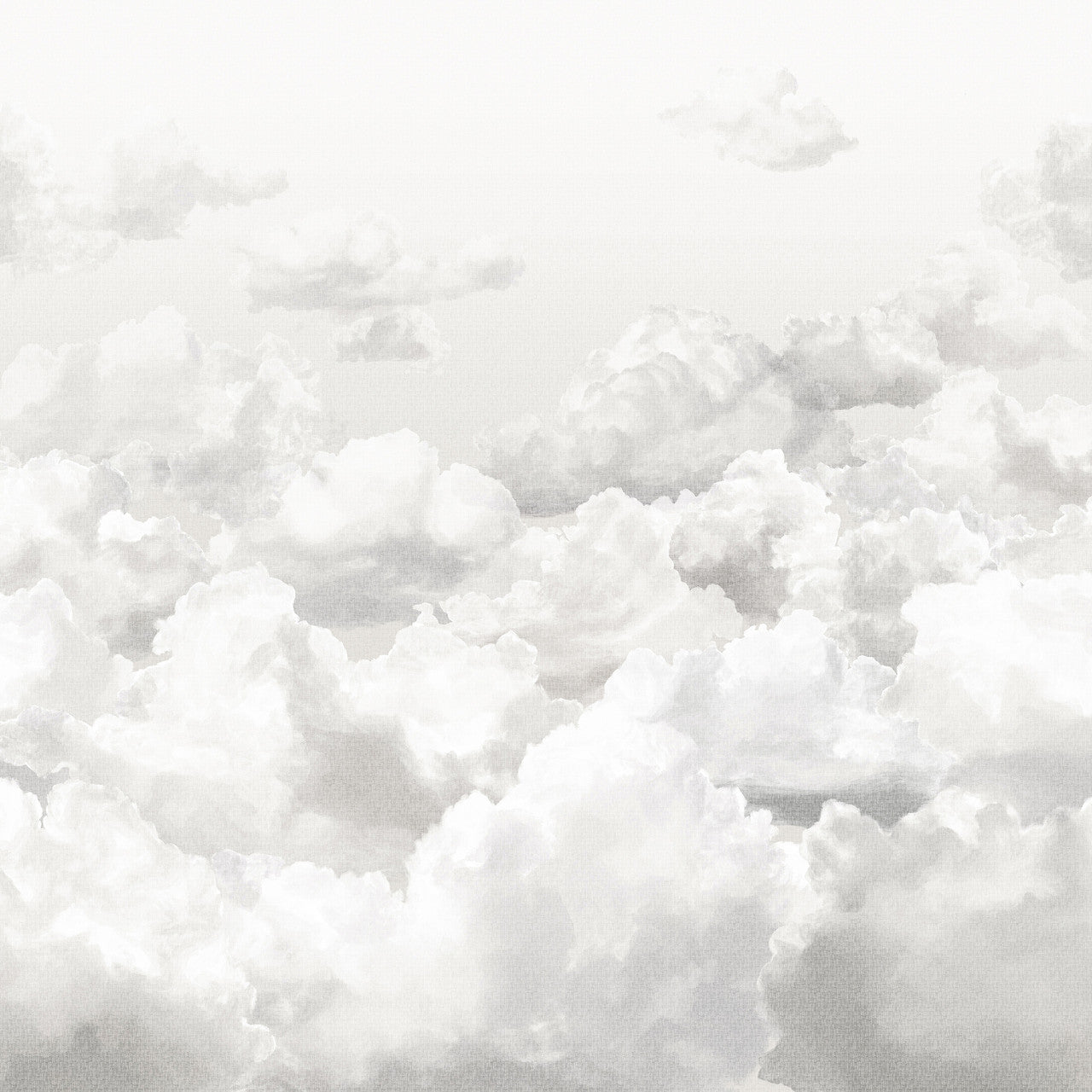 Clouds Crafted Wall Mural - Stone Grey - Hohenberger - 26784 - Premier Wallcovering