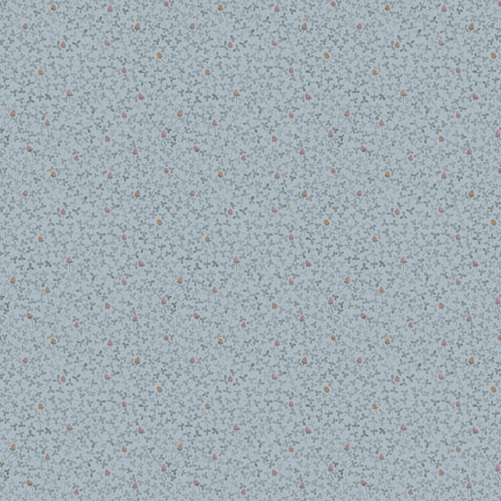 Clover Wallpaper - Blue - Midbec - 28011 - Premier Wallcovering