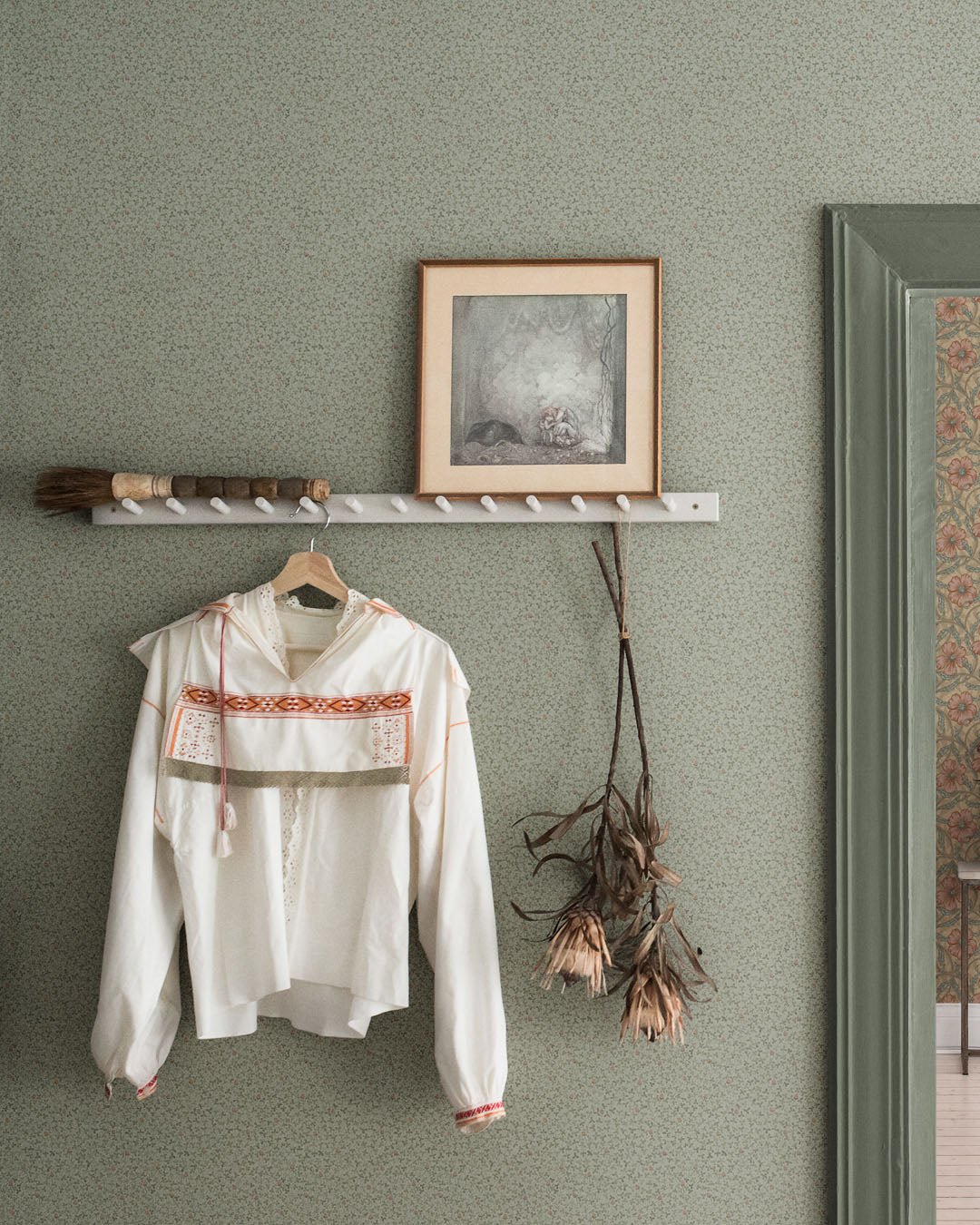 Clover Wallpaper - Green - Midbec - 28013 - Premier Wallcovering