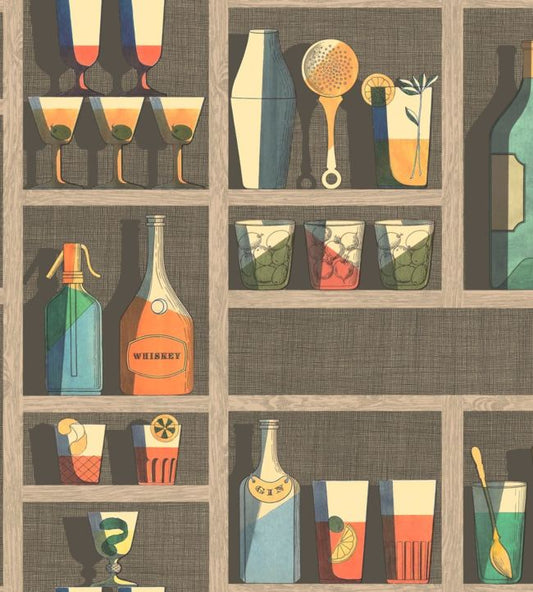 Cocktails Wallpaper - Multi - 114/23043 - Cole & Son - Premier Wallcovering