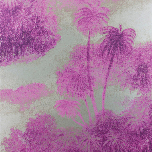 Cocos Wallpaper - Fuchsia - Matthew Williamson - W6652-05 - Premier Wallcovering