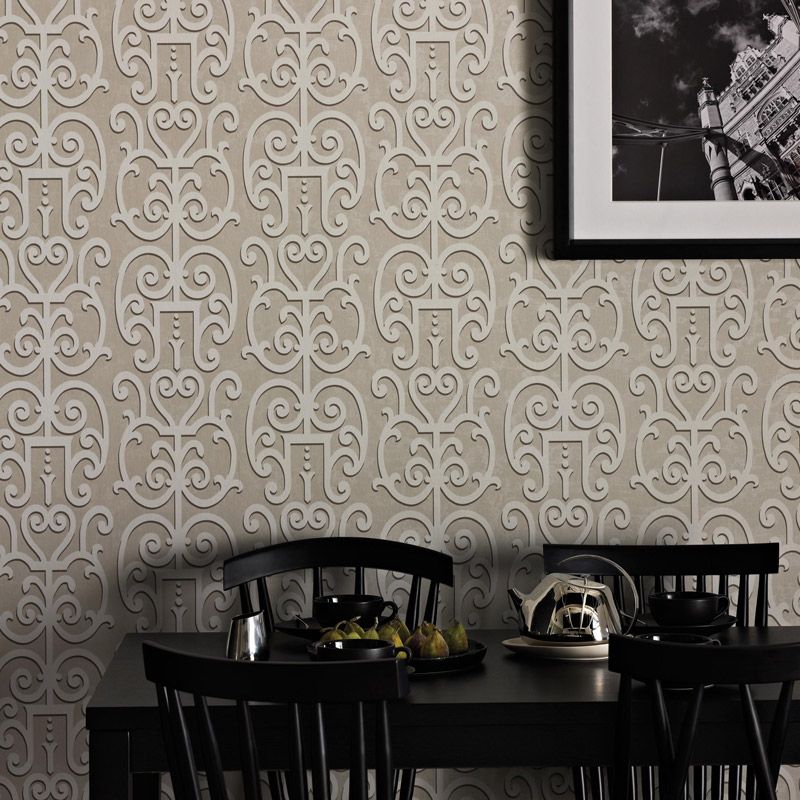 Colleoni Wallpaper - Stone - Osborne & Little - W6178-02 - Premier Wallcovering