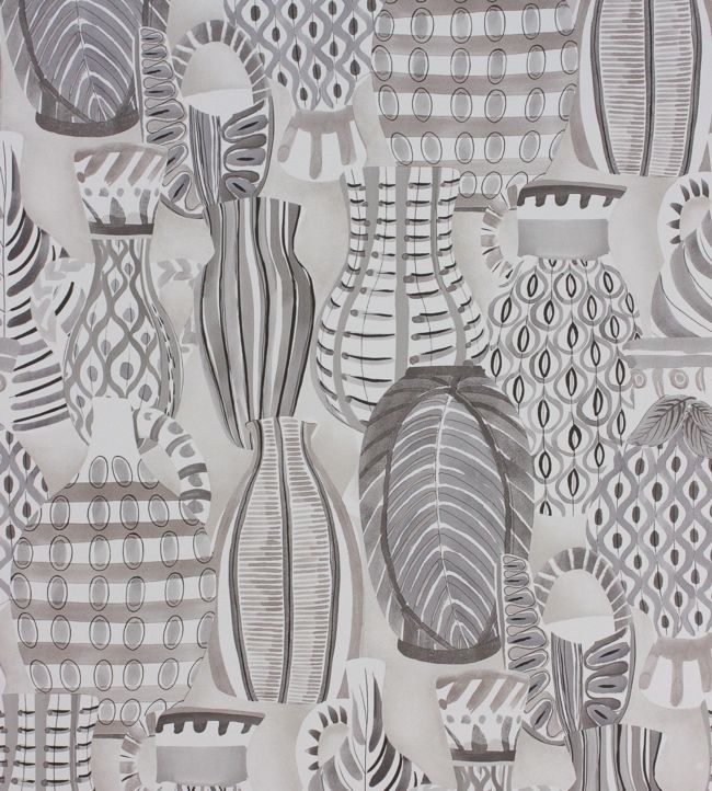 Collioure Wallpaper - Grey/Taupe - Nina Campbell - NCW4300 - 05 - Premier Wallcovering