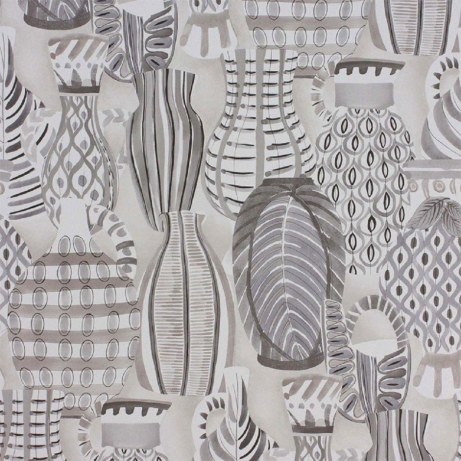 Collioure Wallpaper - Grey/Taupe - Nina Campbell - NCW4300-05 - Premier Wallcovering