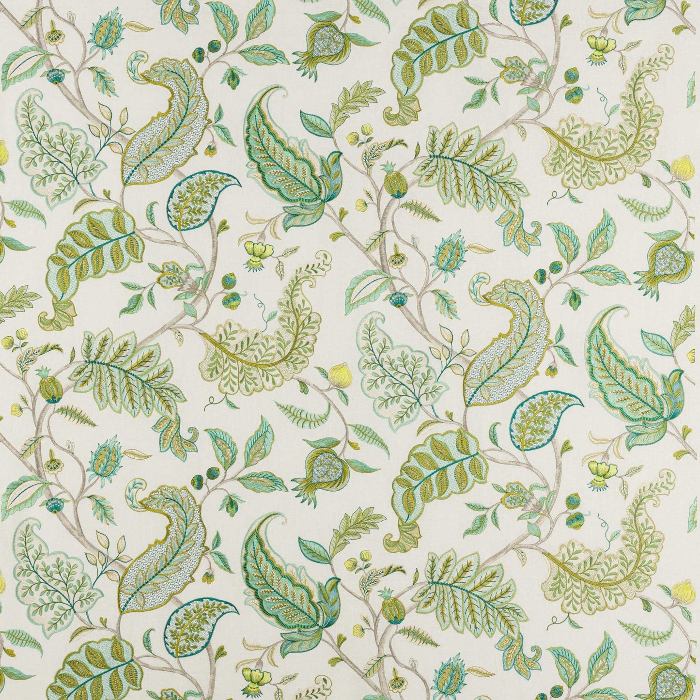 Colombe Fabric - Celadon - Manuel Canovas - M4123-01 - Premier Wallcovering