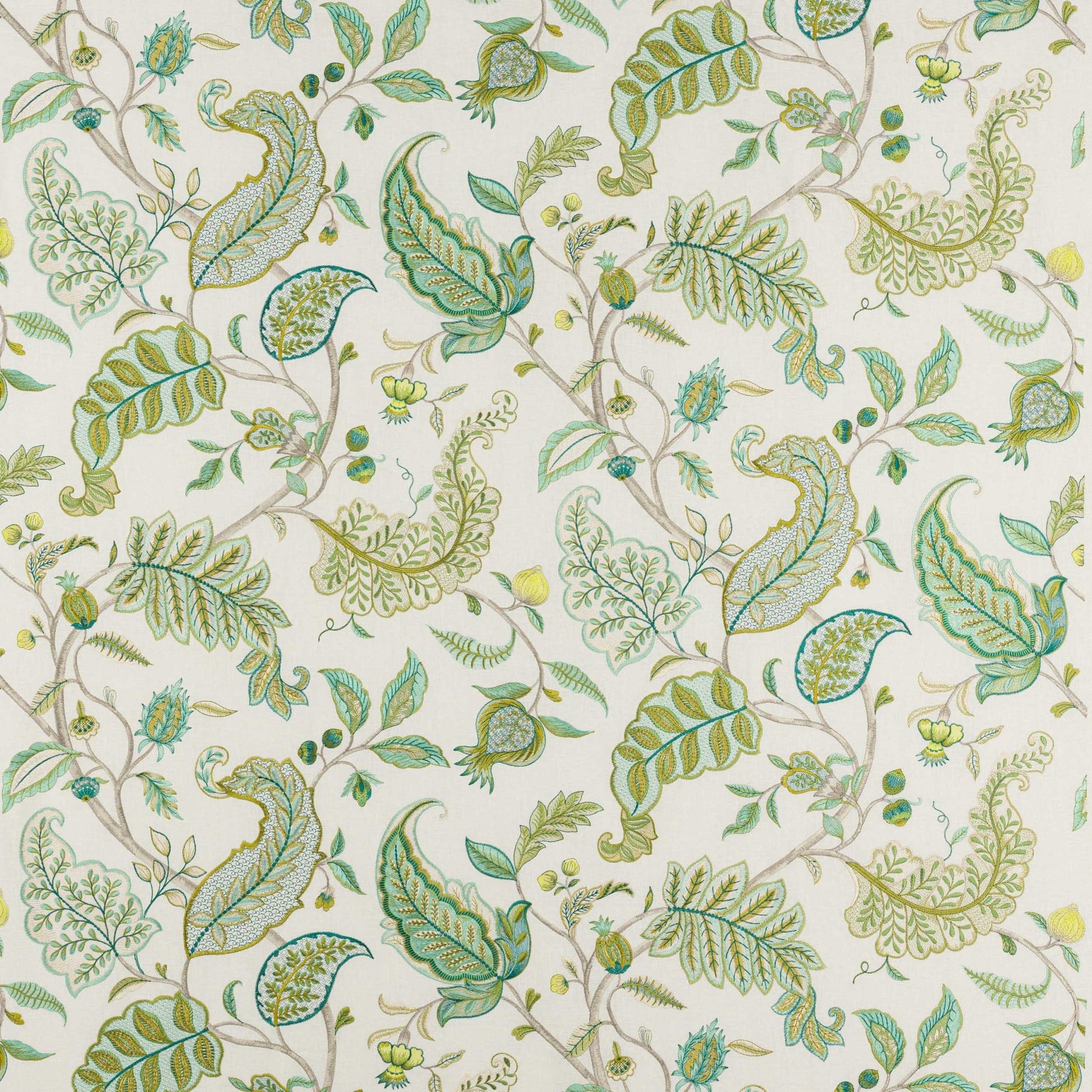Colombe Fabric - Celadon - Manuel Canovas - M4123-01 - Premier Wallcovering